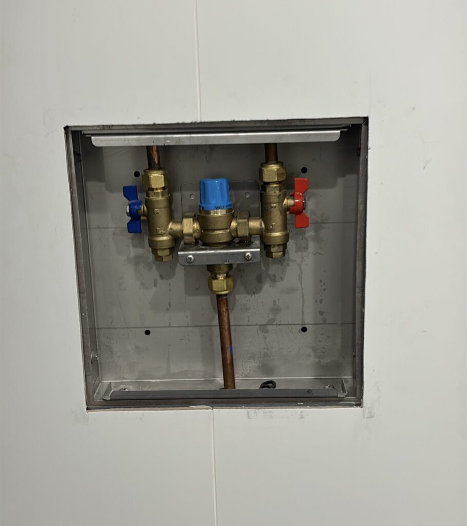 Thermostatic mixing valves compliance testing Logan